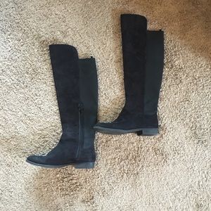 Over the knee old navy faux suede boots
